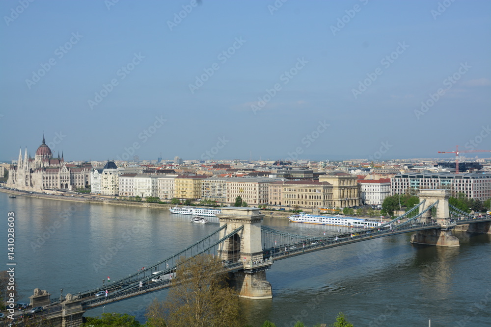View Budapest from Buda Castle