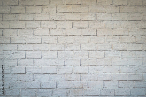 White brick room  interior design or montage display your product with blank texture for background.