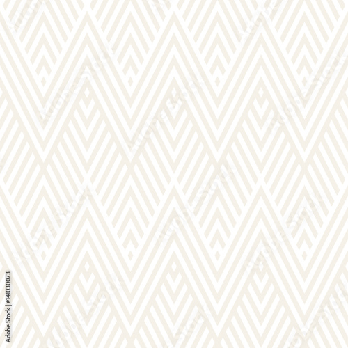 Abstract ZigZag Stripes. Stylish Ethnic Ornament. Vector Seamless Pattern. Repeating Subtle Background