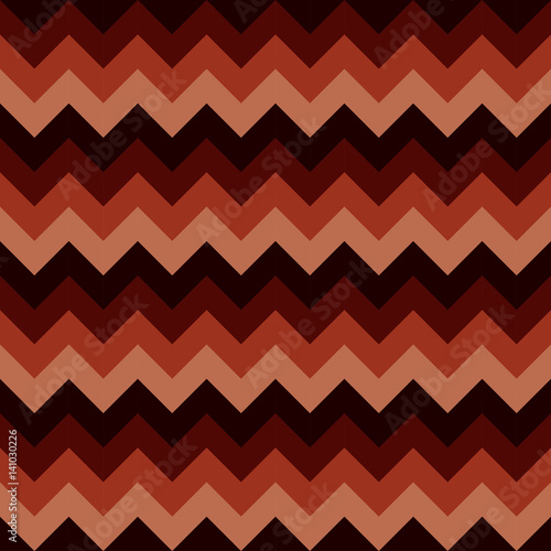 Chevron pattern seamless vector arrows geometric design colorful pink brown red black coral