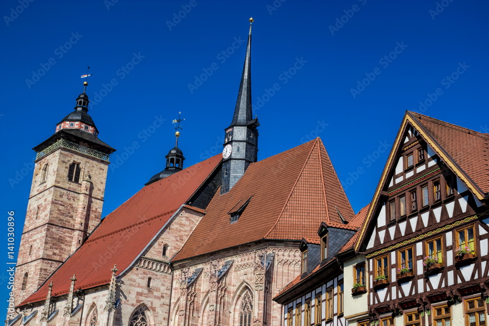 Fototapeta premium Schmalkalden, Georgskirche