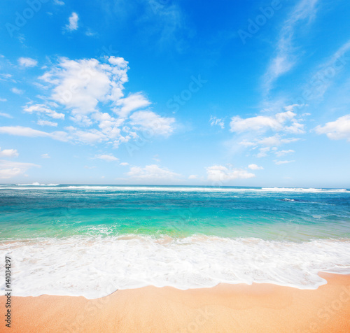 beach and tropical sea