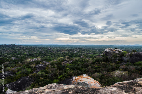 Horizon Vista at Kudumbigala Monastery in Sri Lanka