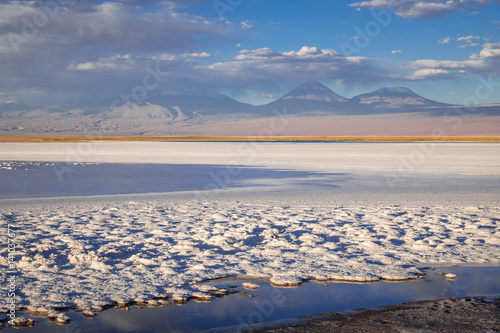 Laguna Tebinquinche landscape in San Pedro de Atacama  Chile
