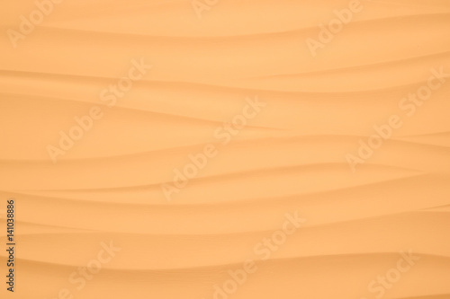 yellow Texture Background waves on the sand wall plaster