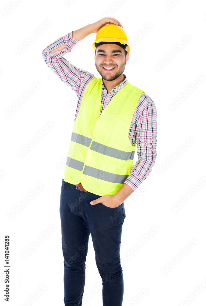 Smiling worker Smiling worker