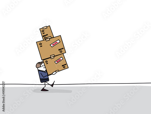 Déménagement et transport des cartons