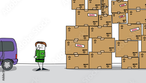 Déménagement et transport des cartons