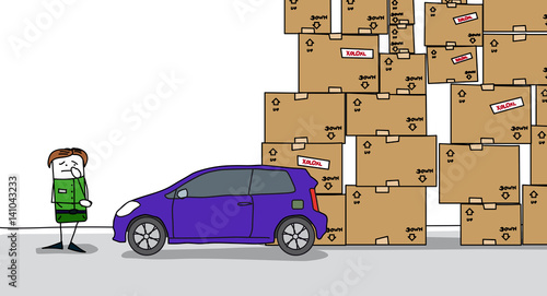 Déménagement et transport des cartons
