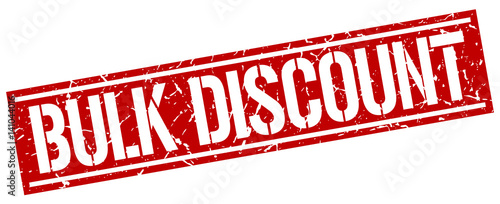 bulk discount square grunge stamp