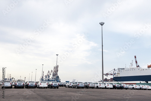 New Cars in Commercial Port