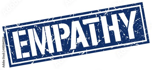 empathy square grunge stamp