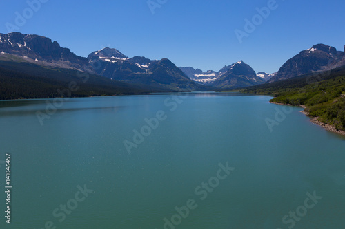 lake in glacier national park