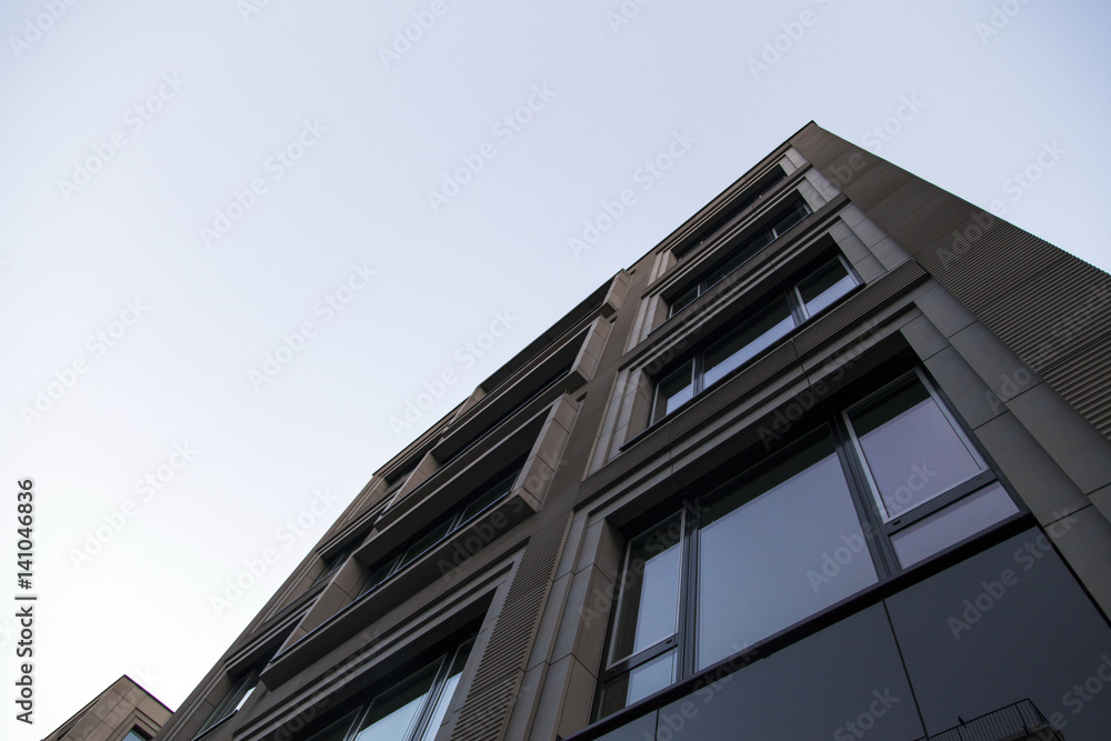 Obraz premium Isolated Apartment Building