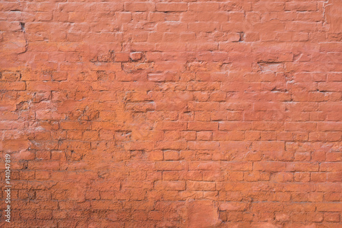 Old brown brick wall