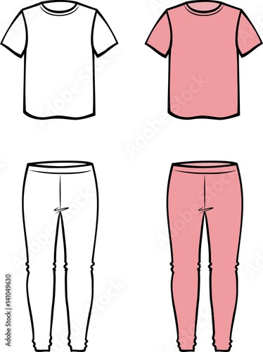 Child's t-shirt and leggings