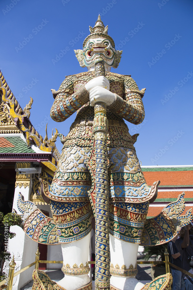 Statue Grand Palace Bangkok Thailand