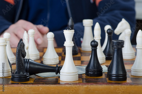 Fotografia chess playing