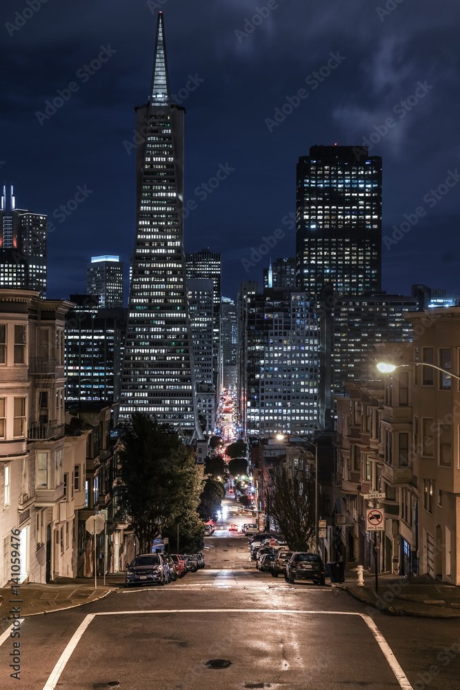 San Fransisco At Night