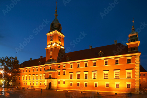 Royal Castle on Castle Square in Warsaw, Poland, Europe