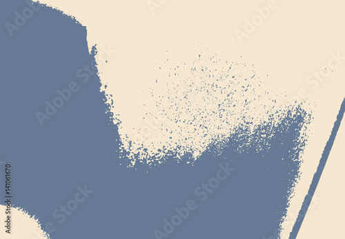 Abstract blue yellow background. Horizontal layout grungy template.