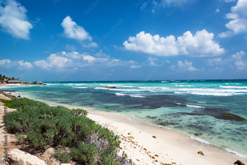 Beach in Tulum, Mexico