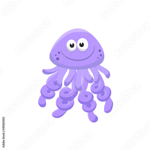 Photography Adorable jelyfish illustration