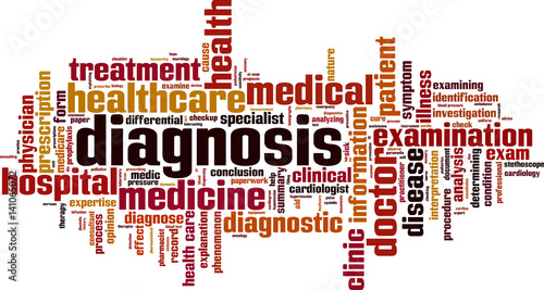 Diagnosis word cloud