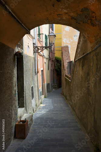 Narrow Street  Riomaggiore  Cinque Terra  Italy