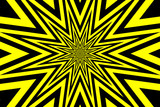 star - abstract geometric yellow background