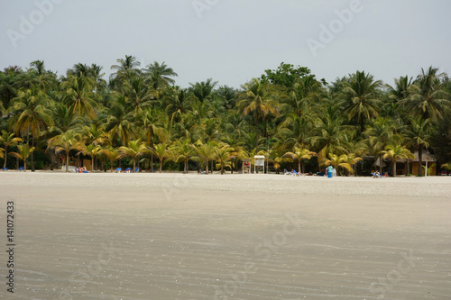 Paradise beach in Cap Skirring, Casamance, Senegal