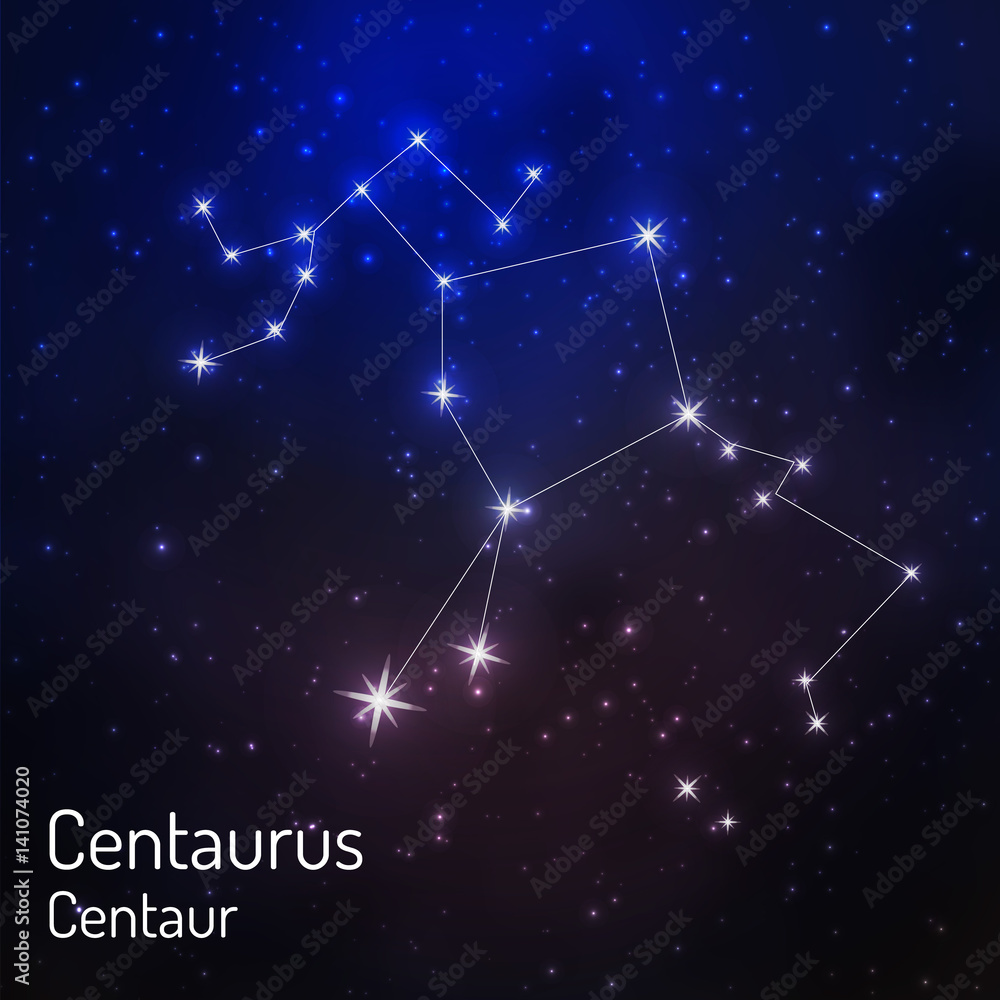 Fototapeta premium constellation in the night starry sky