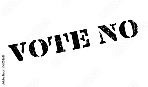 Vote No rubber stamp. Grunge design with dust scratches. Effects can be easily removed for a clean, crisp look. Color is easily changed.