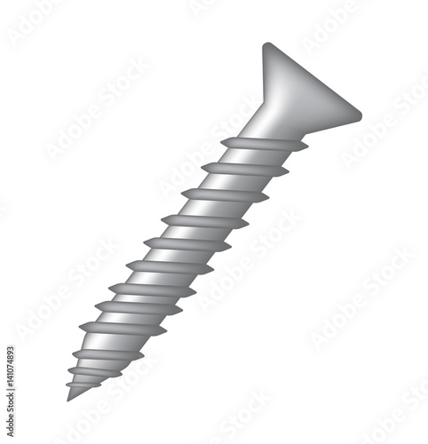 screw  vector symbol icon design.