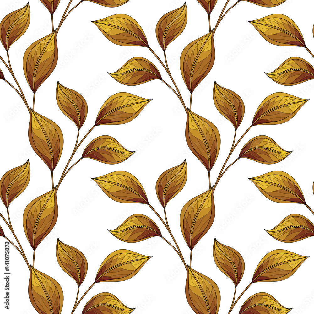 Obraz premium Vector Seamless Floral Pattern