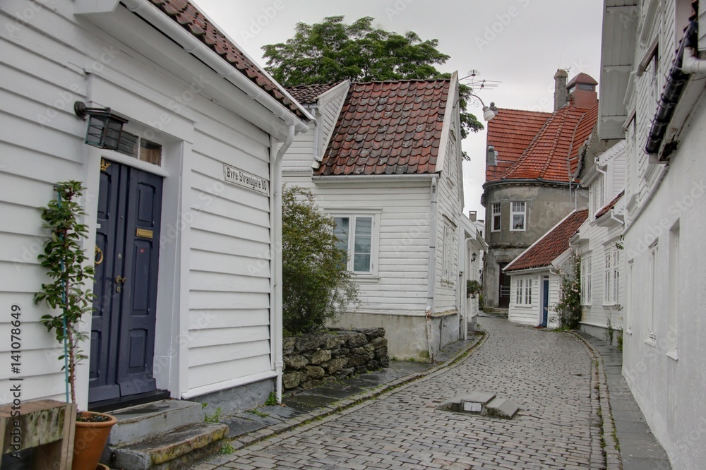 ruelles de Stavanger en Norvège