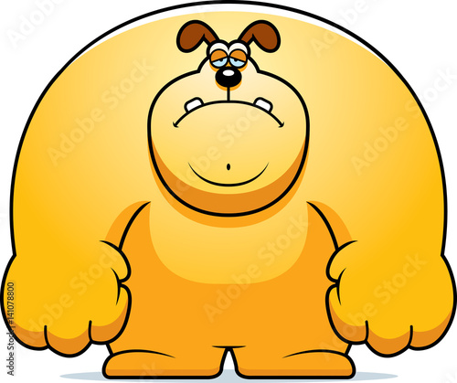 Sad Cartoon Dog
