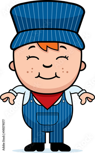 Boy Train Conductor