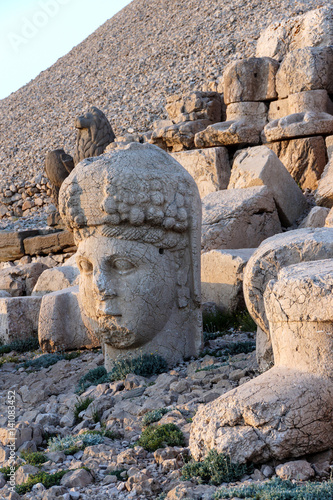 Giant head of goddess Tyche photo