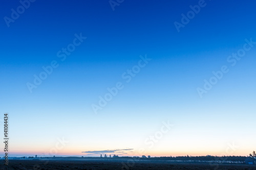 Blue sky at dusk © ABCDstock