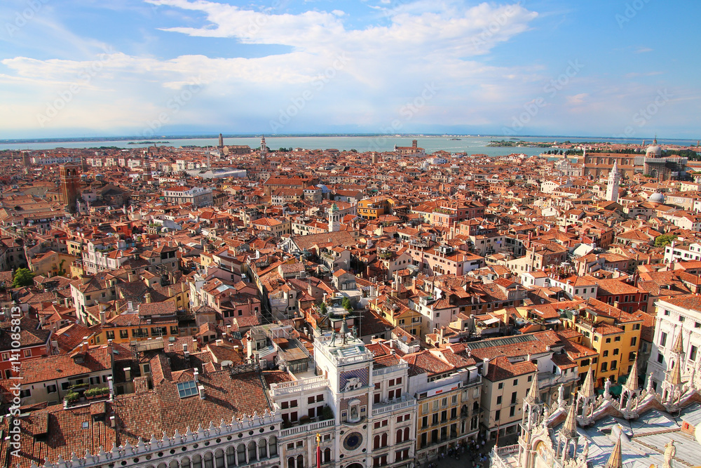 View of Venice from St Mark's Campanile, Italy