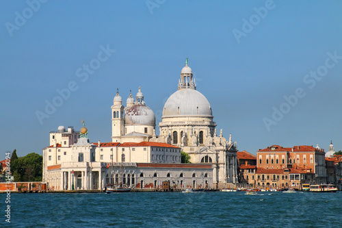 Basilica di Santa Maria della Salute on Punta della Dogana in Venice, Italy © donyanedomam
