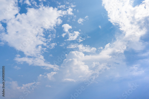 clouds on blue sky