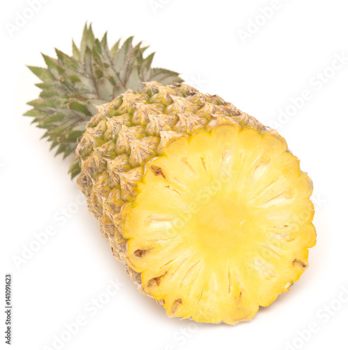 half of pineapple