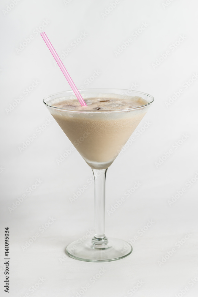 alcoholic cocktail on white background alcoholic cocktail on white background