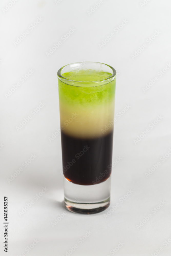 alcoholic cocktail on white background alcoholic cocktail on white background