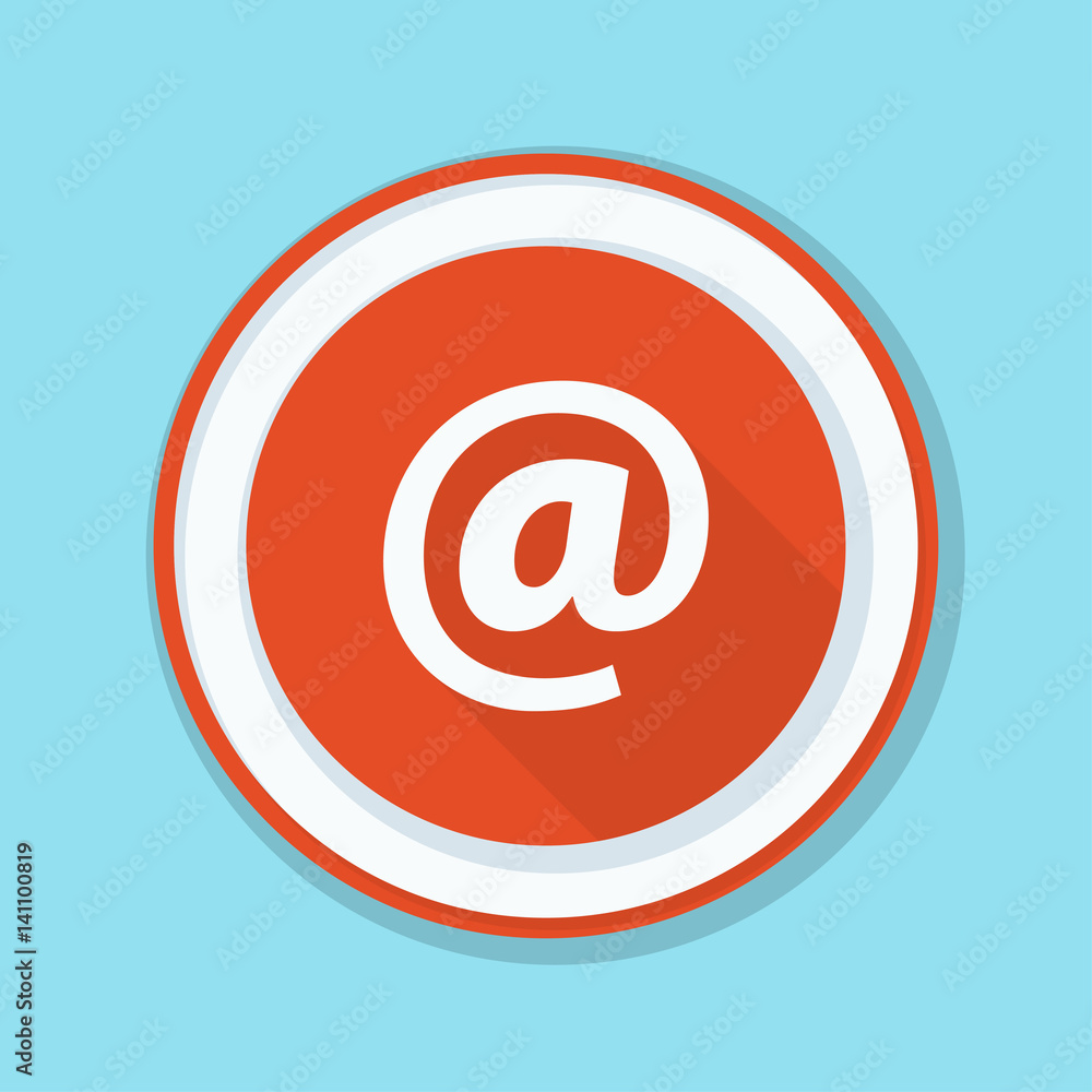 E-mail button illustration E-mail button illustration