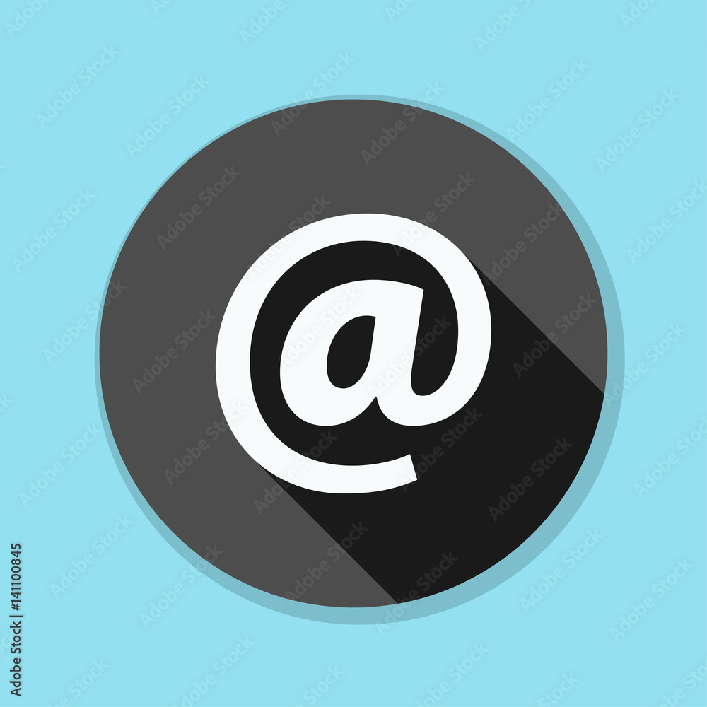 Fototapeta premium E-mail button illustration