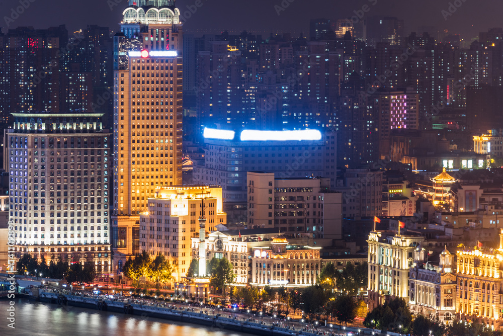 Fototapeta premium urban skyline and modern buildings,cityscape of China.