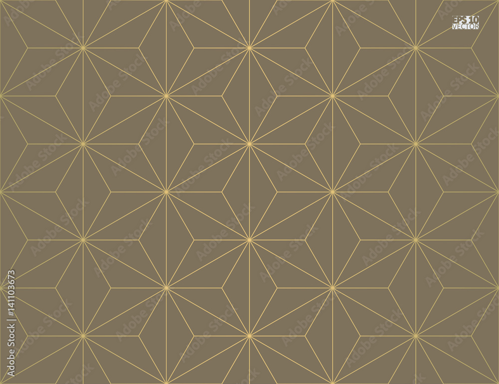 Fototapeta premium Graphic illustration with geometric pattern. Eps10 Vector illustration.